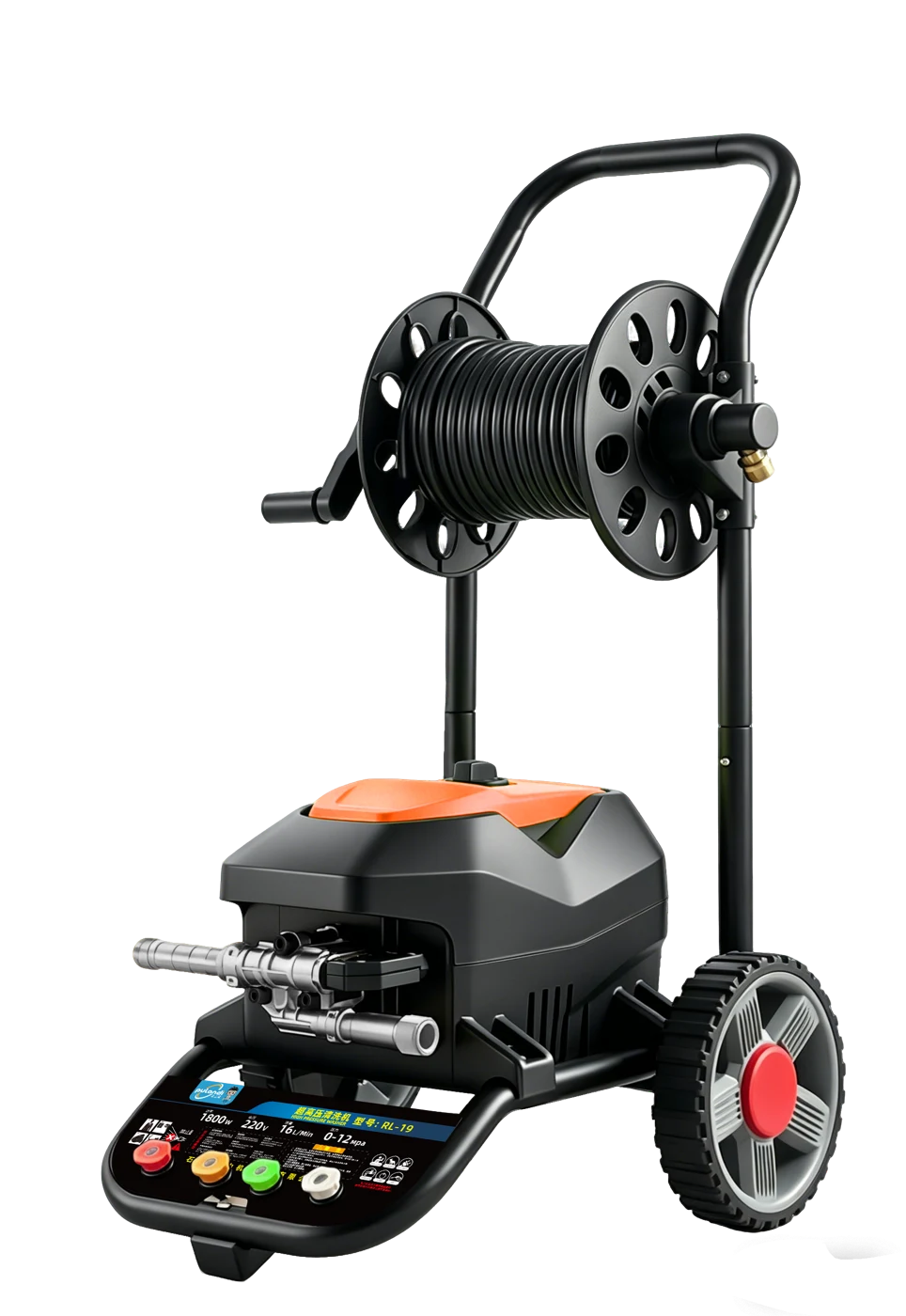 RUILI-19 High-Pressure Washer · Orange