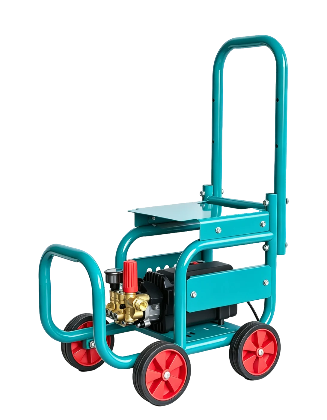 Trolley Washer with Open Frame · Teal