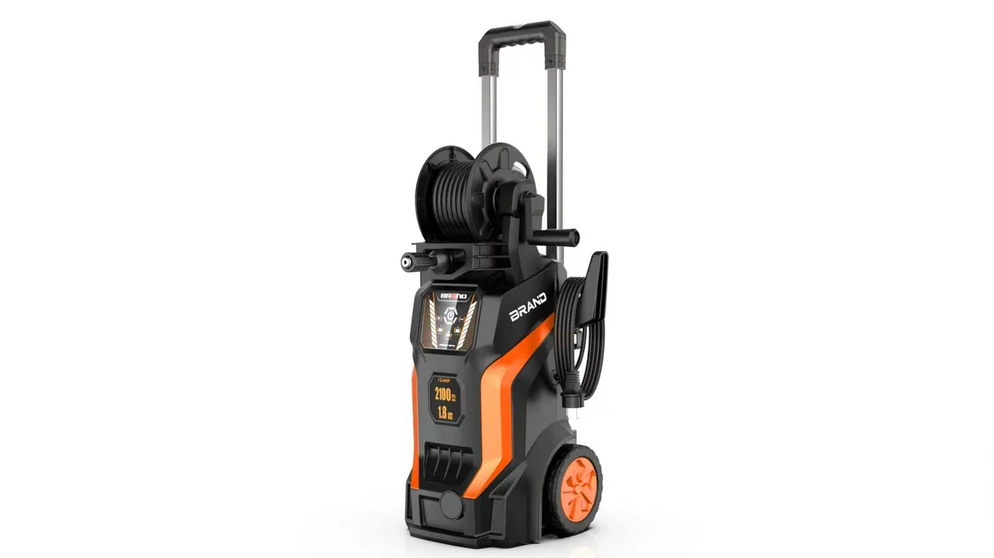RUILI-20 High-Pressure Washer · Black / Orange