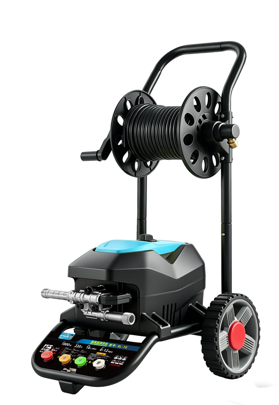 RUILI-19 High-Pressure Washer · Cyan