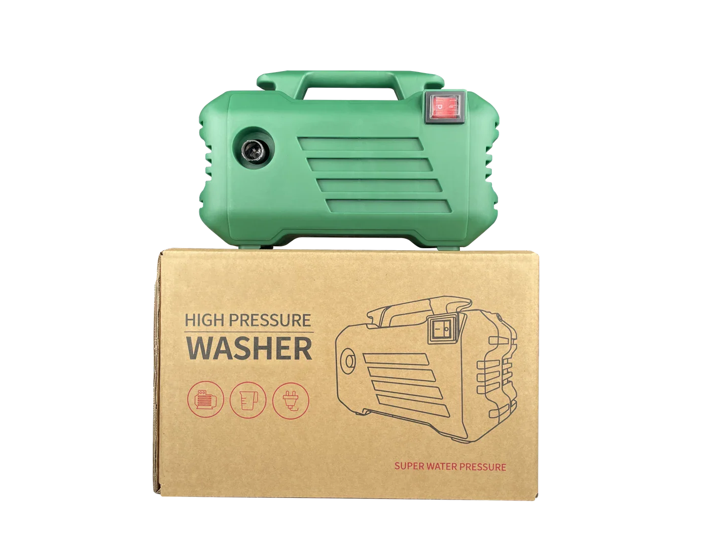 RUILI-01 High-Pressure Washer · Green