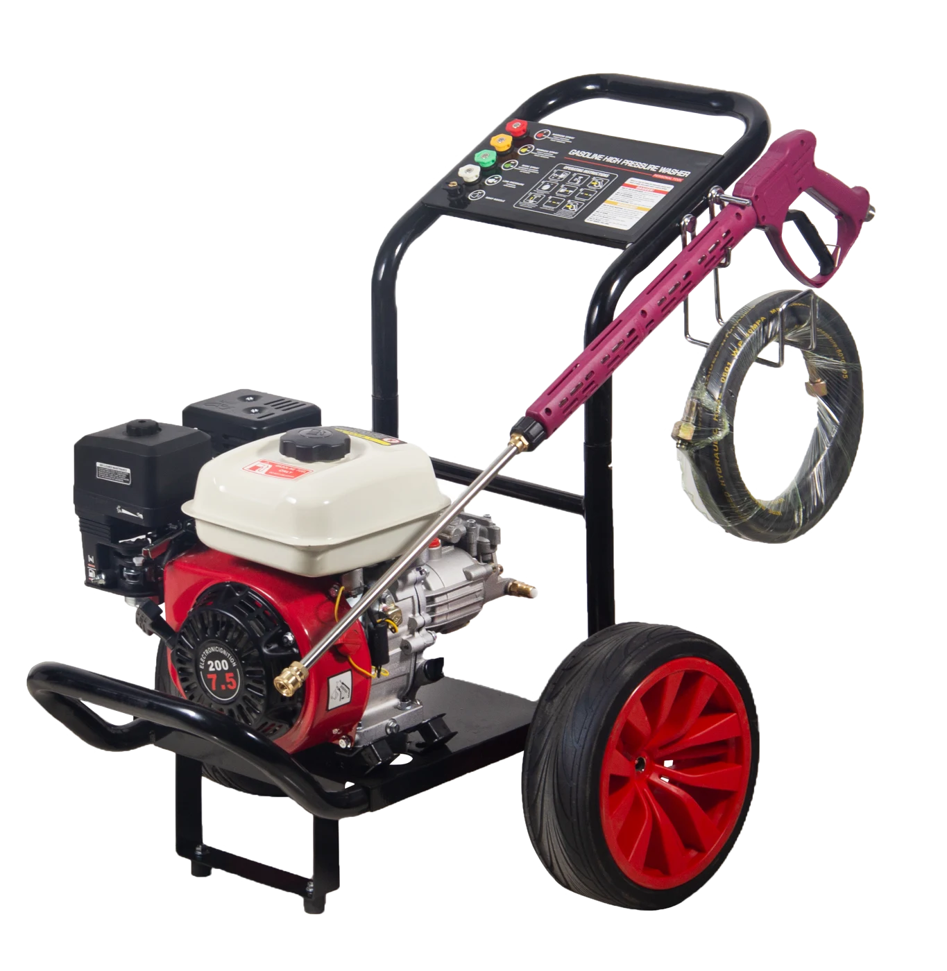 Petrol pressure washer · Black / Red